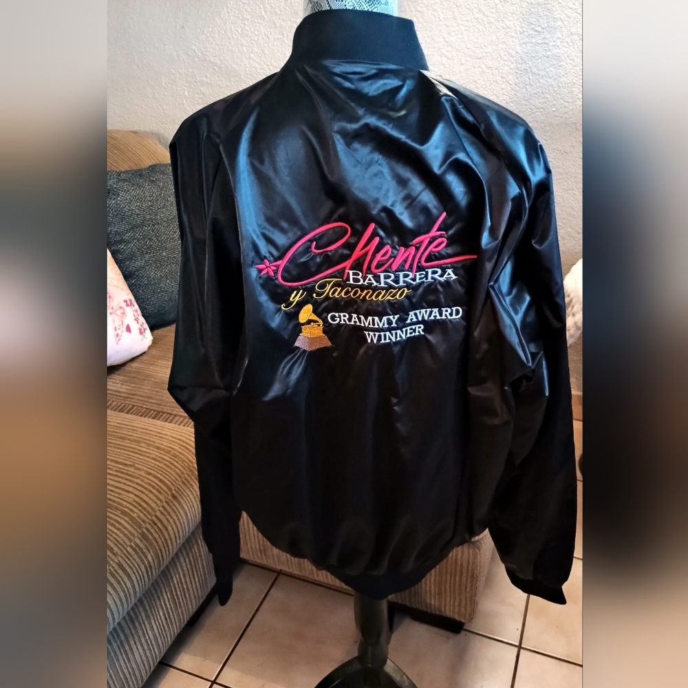 Black Chente Barerra Grammy Award Winner Jacket